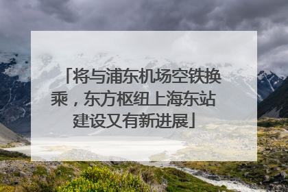 将与浦东机场空铁换乘，东方枢纽上海东站建设又有新进展